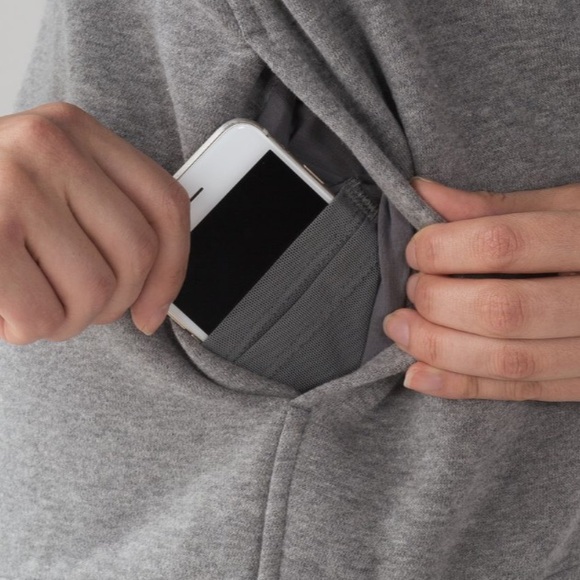 EUC Lululemon Wind Down Pullover Heathered Medium Grey / Slate Size 4 - Picture 6 of 16